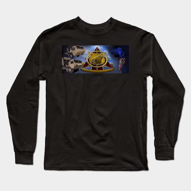 Army Transportation Long Sleeve T-Shirt by TerrySrArtShop